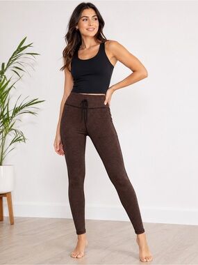 OFFLINE by Aerie Brown Houndstooth Leggings Size S